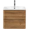 Тумба под раковину Belbagno Albano ALBANO-700-2C-SO-RR 70x45x50 Rovere Rustico подвесная с двумя выкатными ящиками
