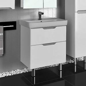 Тумба с раковиной Dreja Q Plus 70 белая