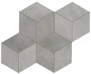 Мозаика Atlas Concorde Blaze A0UL Aluminium Mosaico Esagono Lapp 30x35