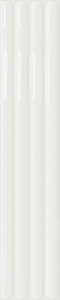 Керамическая плитка Dna Tiles Plinto Out White Gloss 10.7x54.2