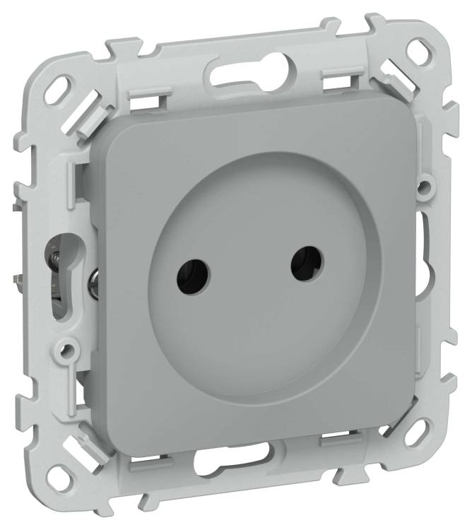 Розетка 1-местная IEK Flite FI-R10-10-K03 серый