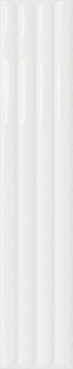 Керамическая плитка Dna Tiles Plinto Out White Gloss 10.7x54.2