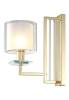 Бра Crystal Lux Nicolas Ap1 Gold/White фото 3