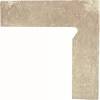 Плинтус Paradyz Scandiano Beige Cokol Ciety правый структурный 2-x элем. 30x8.1