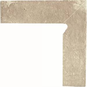 Плинтус Paradyz Scandiano Beige Cokol Ciety правый структурный 2-x элем. 30x8.1