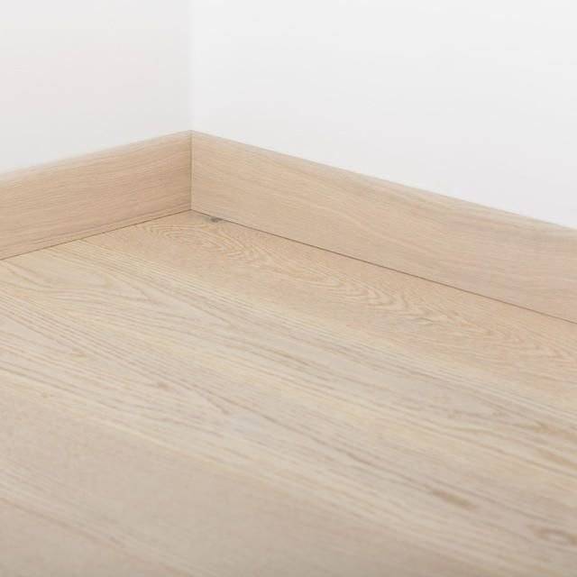 Плинтус шпонированный Tarkett Oak Robust White (Дуб Робуста Белый) 2400x60x16