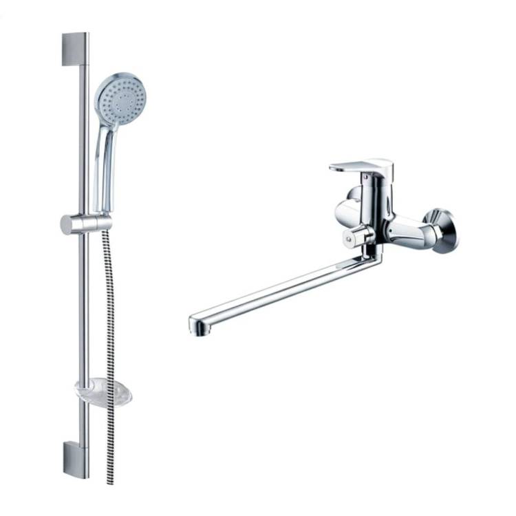 Душевой комплект Bravat Eco F00414C 2 в 1