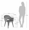 Стул Bradex Home Bruno RF 0360 ярко-зеленый/серый рисунок фото 14