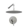 Душевой комплект Wasserkraft A12497 с верхней душевой насадкой, серый, встраиваемый