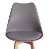 Стул барный Tetchair Tulip Bar (mod. C1014H-1) 21242 Grey (серый) 92717/натуральный 42x47.5x104 фото 6