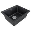 Мойка кухонная Paulmark Gera 60 PM205546-AN Антрацит, 55x46 фото 2