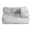 Модуль мягкий Tetchair Miracle 25336 VT shape silver велюр, букле, угловой фото 3