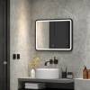 Зеркало Taliente Zled TA-Zled-EBL8060 с LED-подсветкой, черное, 80x60 см фото 6