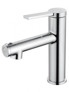 Смеситель для раковины Wonzon & Woghand WW-H1017-CR с функцией полоскания, хром