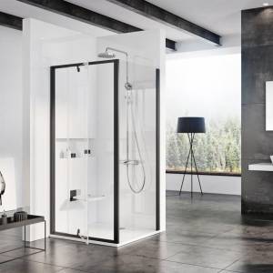 Боковая стенка Ravak PPS-80 Transparent, профиль черный