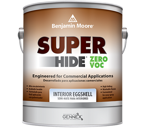Краска Benjamin Moore Super Hide Zero Voc Interior Semi-Gloss 358 3.785 л