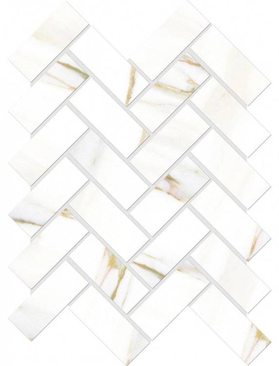 Мозаика Vallelunga Cava 6000886 Herringbone Satin Finish 31x24.5