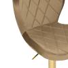 Стул барный Woodville Porch 15505 dark beige, golden фото 9
