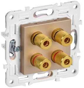 Акустическая розетка IEK Skandy SK-S40-K98 песочный