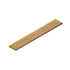 Полоса латунная Neexy pvl87-03 BAO брашированная (защитный лак) 270x1x0.15
