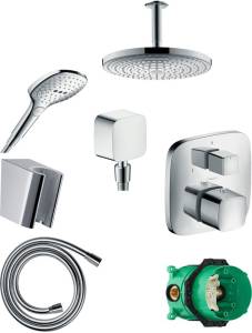 Душевой комплект Hansgrohe Raindance Select E 300 27337000+26520000+28331000+28272000+27414000+15771000+1800180