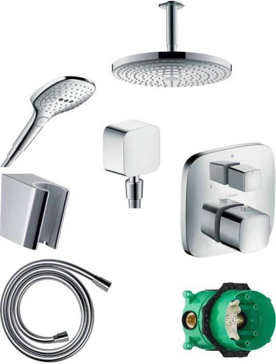 Душевой комплект Hansgrohe Raindance Select E 300 27337000+26520000+28331000+28272000+27414000+15771000+1800180