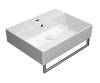 Раковина GSI Kube X 9431111 белый глянцевый, 50x47 фото 2
