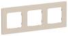 Рамка 3-постовая IEK Flite FI-M32-32-20-K88 льняной