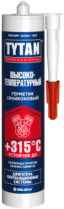Герметик высокотемпературный силиконовый Tytan Professional черный 280 мл