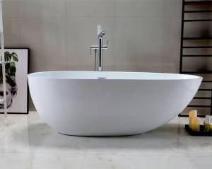 Акриловая ванна Cerutti Spa Mimi CT9671 белая, 170x80