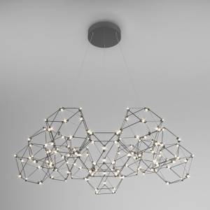 Подвесной светильник Eurosvet Uma 90169/12 черный жемчуг