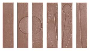 Керамогранит Settecento Koine 118623 Alphabet Ossido 4.5x18.6