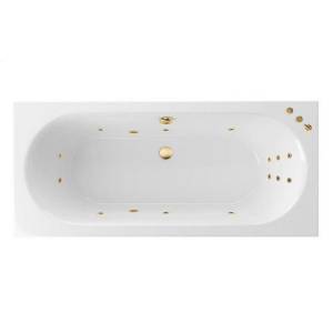 Акриловая ванна Excellent Oceana 180x80 "SMART" (золото)