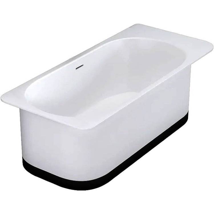 Ванна из искусственного камня Salini Ninfea S-Stone 102721M 180x82 матовая