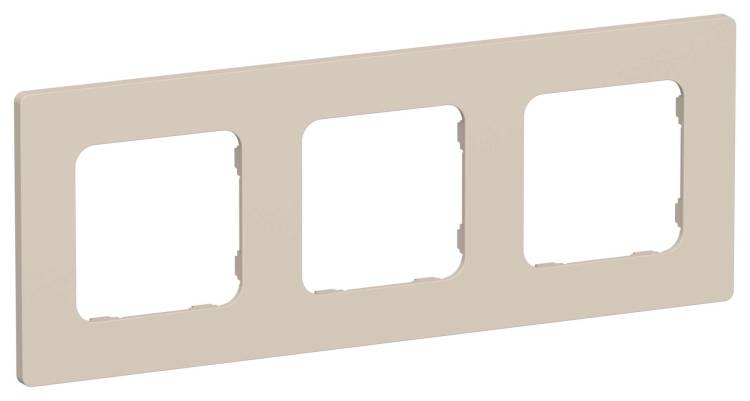 Рамка 3-постовая IEK Flite FI-M32-32-20-K88 льняной
