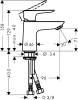 Смеситель для раковины Hansgrohe Talis E 71702000 фото 4