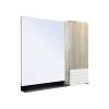 Зеркало Comforty Страсбург 90 дуб дымчатый, белый матовый