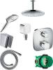 Душевой комплект Hansgrohe Raindance Select E 300 27337000+26520000+28331000+28272000+27414000+15708000+1800180