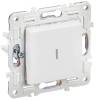 Выключатель 1-клавишный проходной IEK Skandy SK-V12-1-10-K01 арктический белый