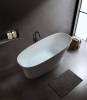 Ванна из искусственного камня Timo Solid KIARA1500 белая, 150x76x75 фото 3