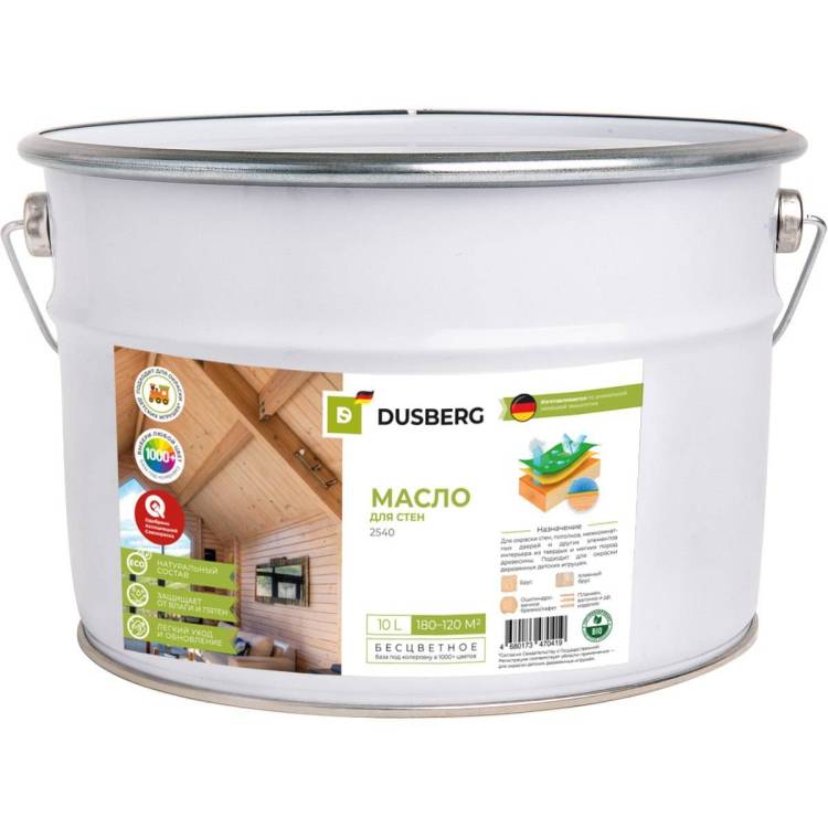 Масло для стен Dusberg бесцветное 2540 10 л