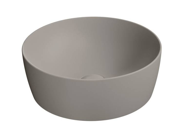 Раковина GSI Nubes 903905 серый беж матовый, 40x40