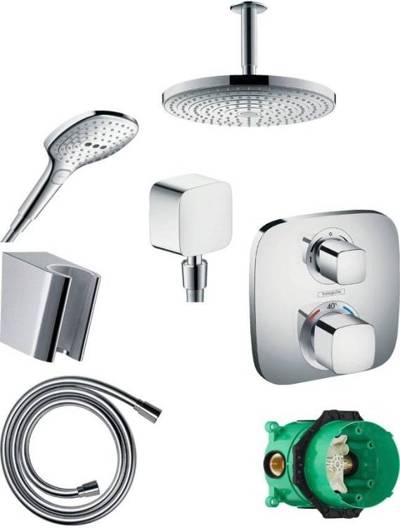 Душевой комплект Hansgrohe Raindance Select E 300 27337000+26520000+28331000+28272000+27414000+15708000+1800180