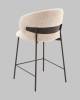 Стул полубарный Stool Group Блейз LV-109-S112-P-8019 капучино, каркас серо-коричневый, букле фото 6