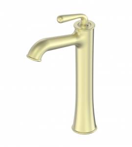 Смеситель для раковины Wonzon & Woghand WW-88239008-BG высокий, брашированное золото