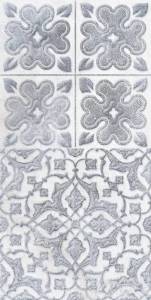 Декор Lasselsberger Ceramics Кампанилья 1641-0094 2 серый 20x40