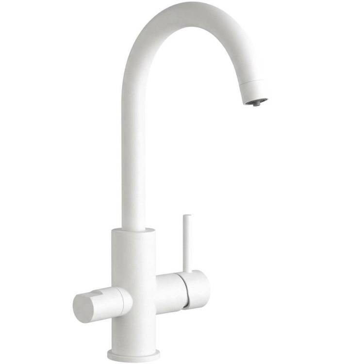 Смеситель для кухни Remer X-Style N792DWBO белый матовый