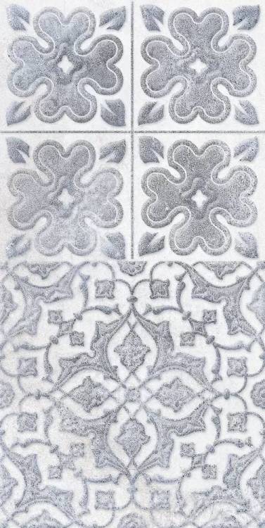 Декор Lasselsberger Ceramics Кампанилья 1641-0094 2 серый 20x40
