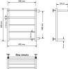 Полотенцесушитель водяной Indigo Line LLSHSW60-50R-б/п-50 фото 4