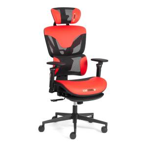 Кресло компьютерное Tetchair KingCobra 24849 черный, красный, искуственная кожа, сетка